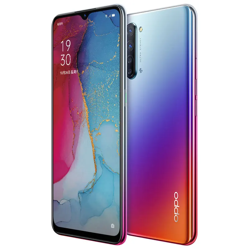 Смартфон Oppo Reno 3 телефон Android 9 0 AMOLED 6 4x128 12 Гб ОЗУ ПЗУ Мп + МП|Смартфоны| |