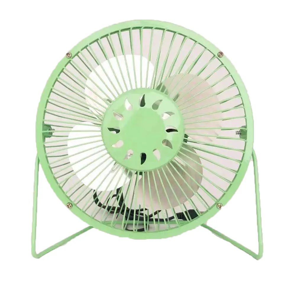 Portable Small Desk Fan 4 Blades Cooler Cooling Fan USB Charging Mini Fans Operation Super Mute Silent PC / Laptop / Notebook