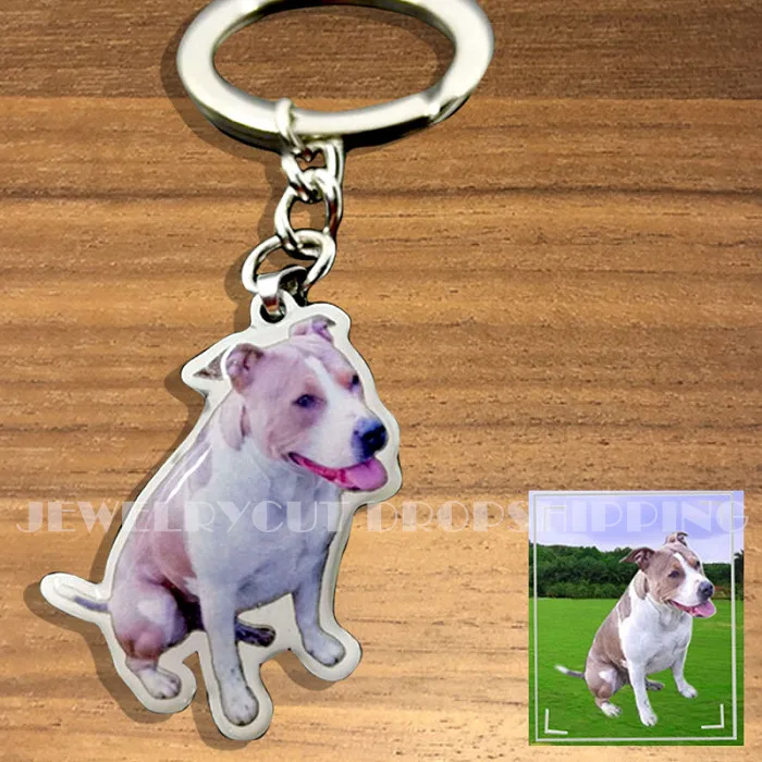 Customize Color Pet Keychain 