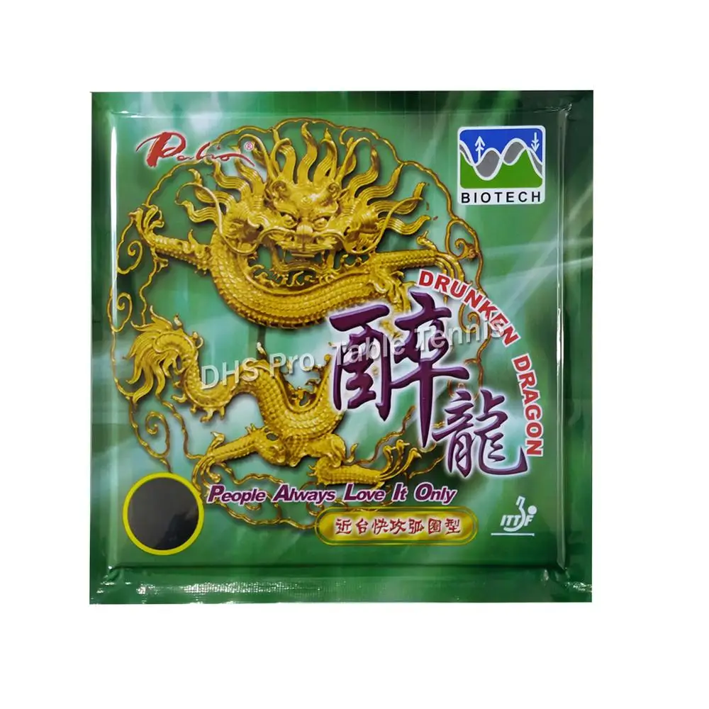 Palio Drunken Dragon pips-в настольном теннисе/pingpong Резина с губкой(2,2 мм