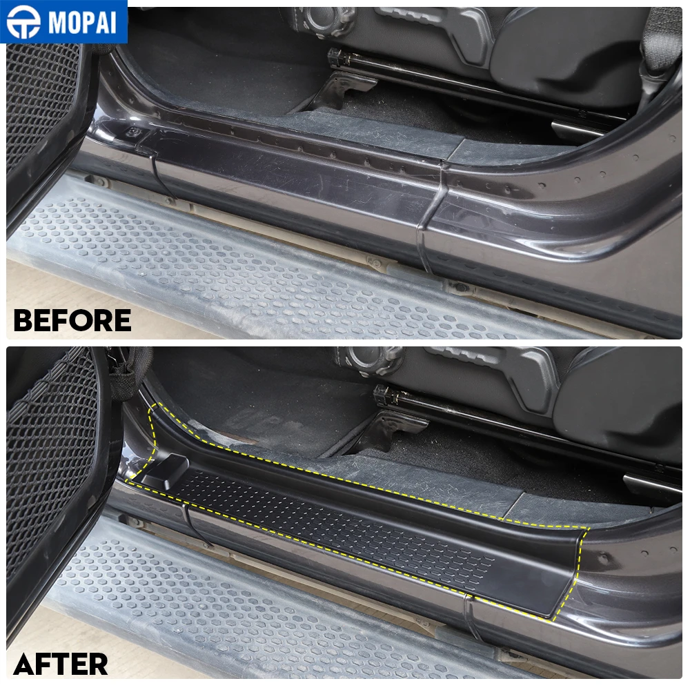 MOPAI Nerf панели и подножки для автомобильных порогов Накладка для Jeep Wrangler JL+ для Jeep Gladiator JT