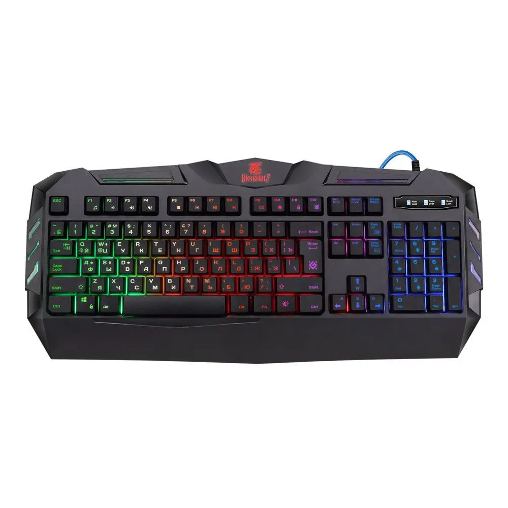 Клавиатура Defender Werewolf GK-120DL RU,RGB подсветка,19 Anti-Ghost