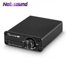 Nobsound mini amplificador de potência, mini subwoofer/mono channel tpa3116, digital, hifi, classe integrada, d amp 100w