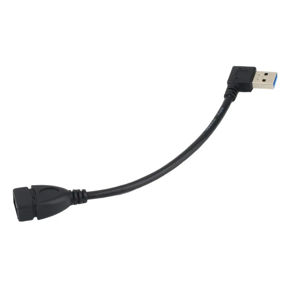 

2018 USB 3.0 Male A to Female A 90 Degree Extension Data Sync Cord Cable Adapter Wholesale