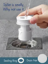 

Deodorant bathroom toilet sewer drain core cover household pest silicone gel artifact core cover drain core felled