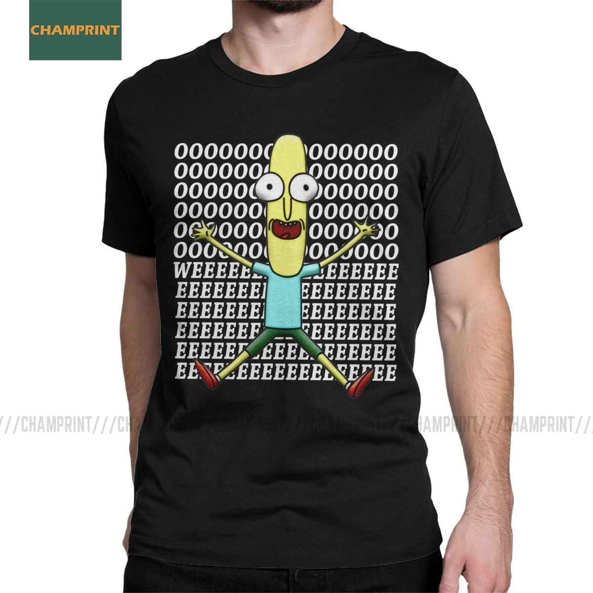 

Mr Poopybutthole T-Shirts Men Rick and Morty Wee Ooh Comedy Cartoon Awesome Cotton Tee Shirt Short Sleeve T Shirts Gift Tops