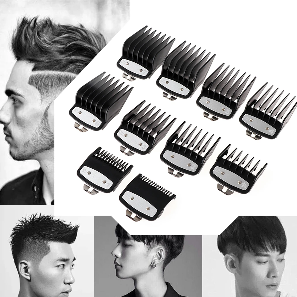 1PC 10 Sizes Men Hair Clipper Limit Comb Salon Barber Cutting Guide