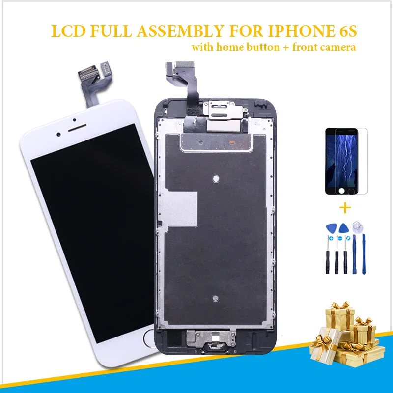 Полный комплект ЖК-экрана для iPhone 6s ЖК-дисплей 3d сенсорный дигитайзер