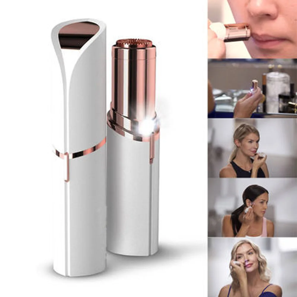 

Mini Brows Eyebrow Trimmer Electric Professional Lipstick Epilator Eyebrow Hair Removal Painless Shaver Portable Face Care Hair