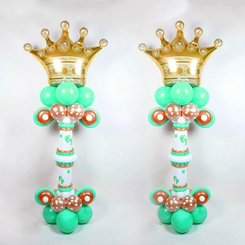  Plastic Balloon Arch Column Stand with Base Kits Wedding Birthday Party Decor