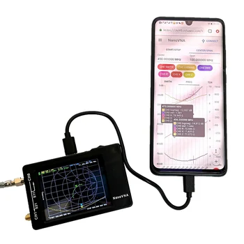 

HOT LCD Display NanoVNA Vector Networks Analyzer Antenna Analyzer MF HF VHF 50kHz-900 MHz TI99