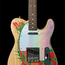 Серия художников Дракон графическая электрогитара палисандр гриф гитара с деревянным корпусом атласный лак Китай гитары