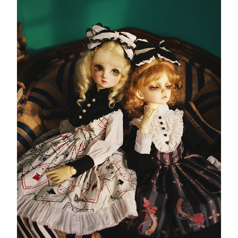 BJD платье Кукла платье+ украшение для волос на 1/6 1/4 1/3 BJD гигантские аксессуары для детской Куклы костюм белое платье очаровательное маленькое платье