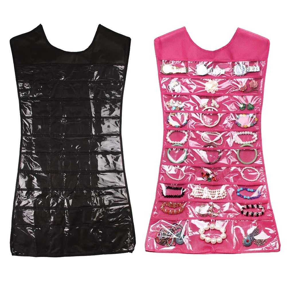 

Watch Necklace Bracelet Ring Earrings Jewelry Storage Organizer Bag Hanger Storager Rings Bag Hanging Storage Bag