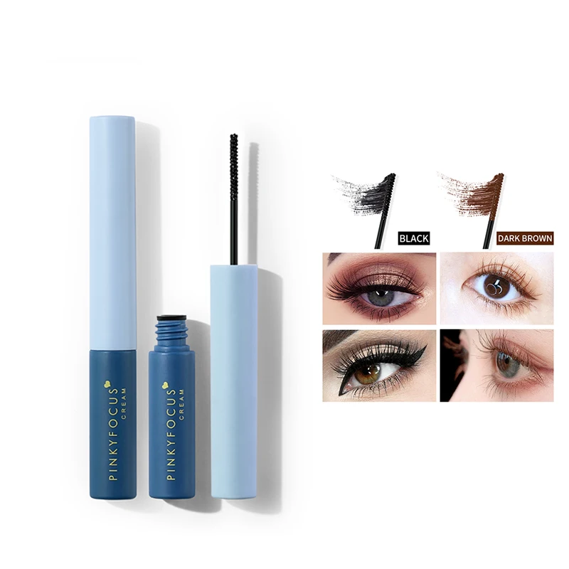 

PINKYFOCUS Professional Mascara Waterproof Rimel 4D Mascara For Eyelash Extension 2 Colors Thick Lengthening Eye Lashes Makeup