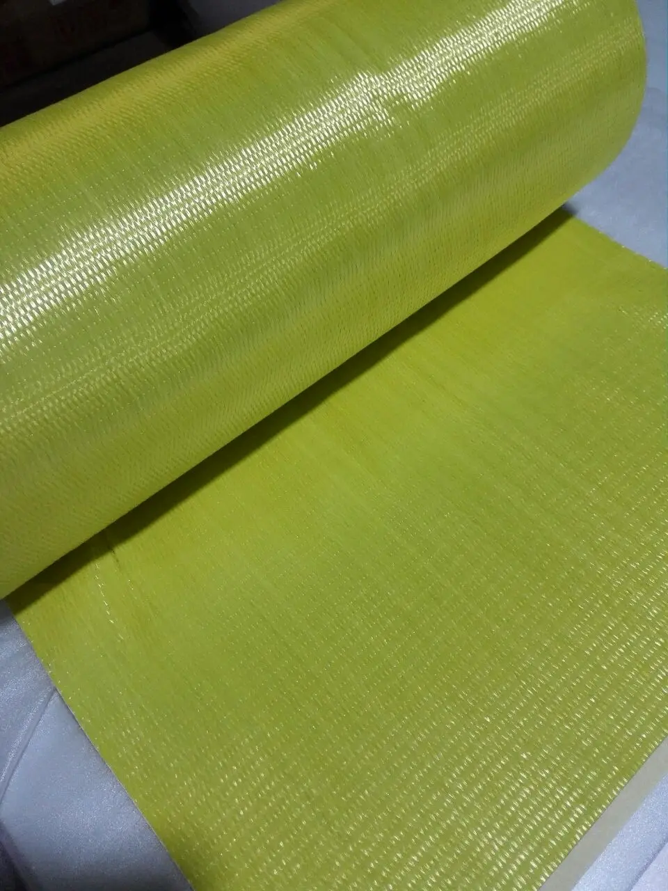 Желтая кевларовая однонаправленная ткань арамидное волокно Ткань усиленный материал 2" /50 см 280gsm