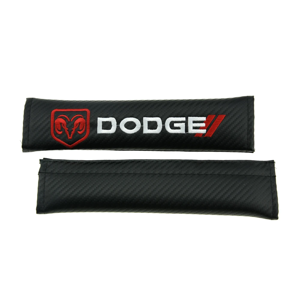Подходит для Dodge Challenger SRT Scat Pack charger Demon Carbon Safety Belt Наплечная Накладка для автомобильного ремня безопасности