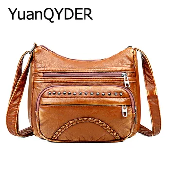 

Summer Style Soft Leather Luxury Handbags Women Bags Designer Woman Messenger Shoulder Crossbody Bags For Women 2020 Sac A Main