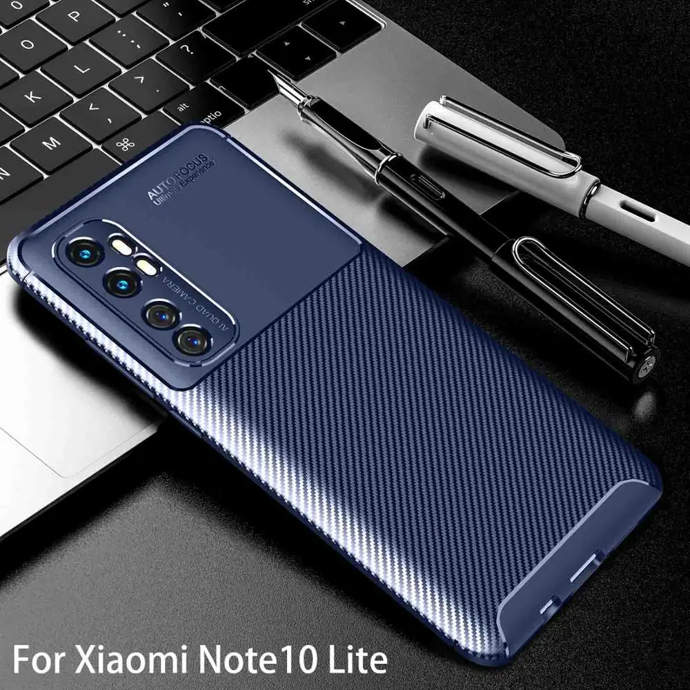 Чехол для xiaomi mi note10 lite задняя крышка ksiomi note 10 Lite защитные аксессуары мягкий