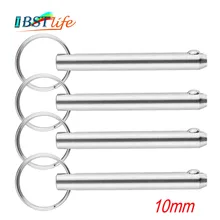 4 шт. 10 мм нержавеющая сталь 316 морской ранг быстросъемный шариковый штифт для ЛОДКИ БИМИНИ верхней палубы шарнир морской лодки