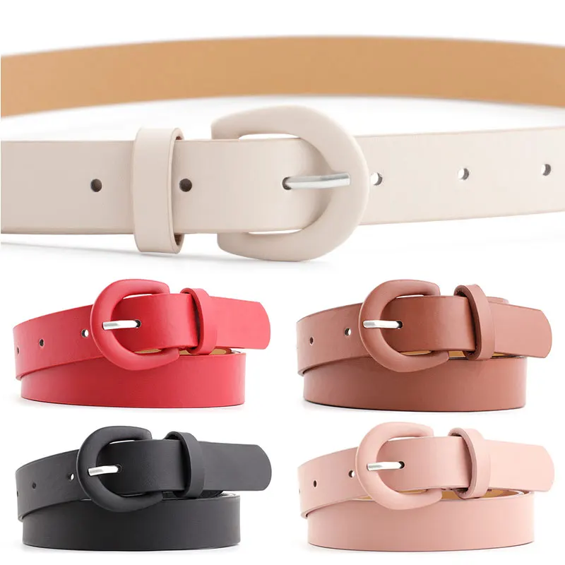 

2020 New Designer Women's Wide Black Brown White Pink Wild Trouser Belt Female Cowgirl Western Belts For Women Cintos De Mujer