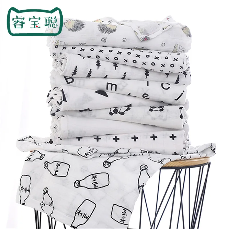 

L01 Pure Cotton Class a Double Layer Medical Use Gauze Blanket Baby Gro-bag Blankets Bath Towel Swaddle Newborns Wrapping Blanke