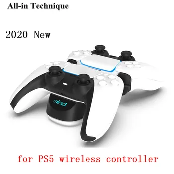 

2020 New Handle Controller USB Charger Dual Charging Dock Stand Station Cradle Holder for PS5 Gaming Console Gamepad Accessories