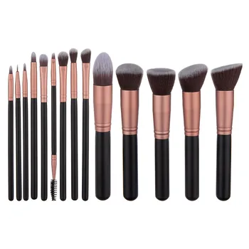 

Makeup Tools 14 Pcs Wooden Handle Makeup Brush Set Powder Base Powder Foundation Paint Set Makeup Tools Portable Convenience
