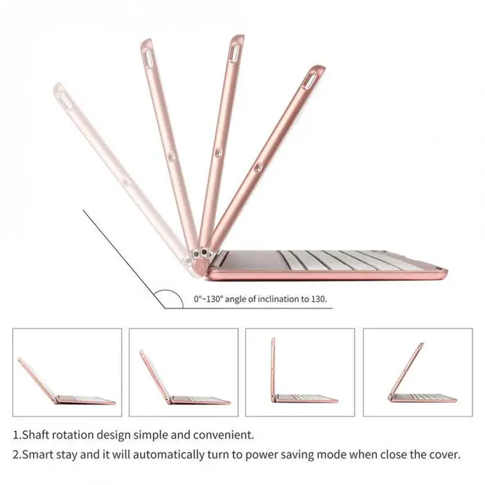 9,7 дюймов алюминиевая Bluetooth клавиатура Folio чехол для iPad Air 2 iPad Pro
