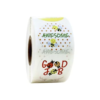 

500Pcs Cartoon Animals Reward Stickers Teacher Motivational Encouragement Label Sticker Gifts School Office Supplies Accessories