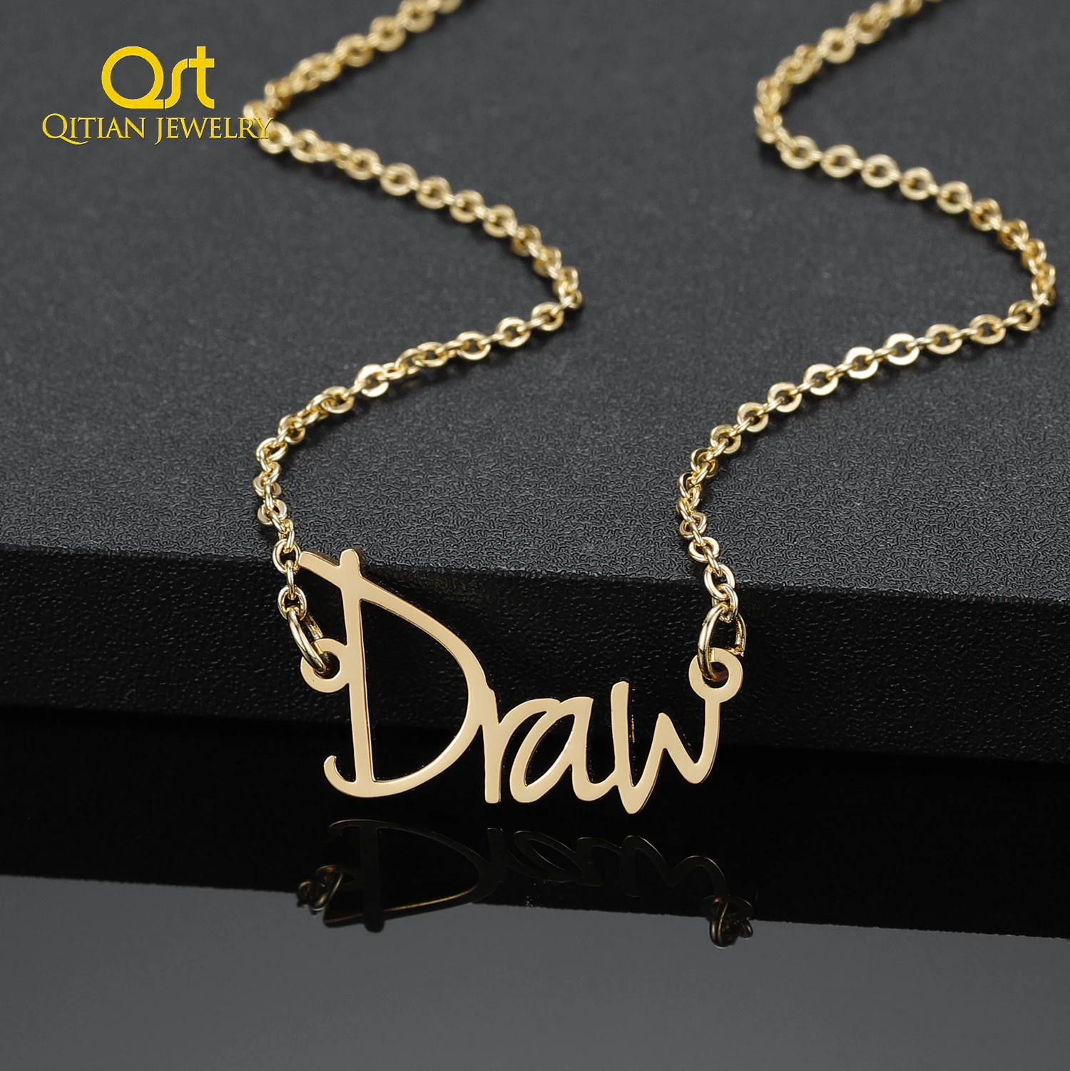 Personalized Necklace Stainless Steel 