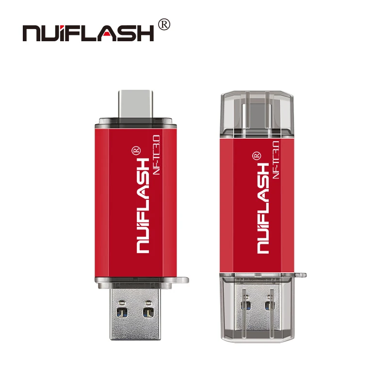 Высокоскоростной флеш накопитель USB 3 0 type c флешка с usb ключом 64 ГБ 32 16 128 драйвер