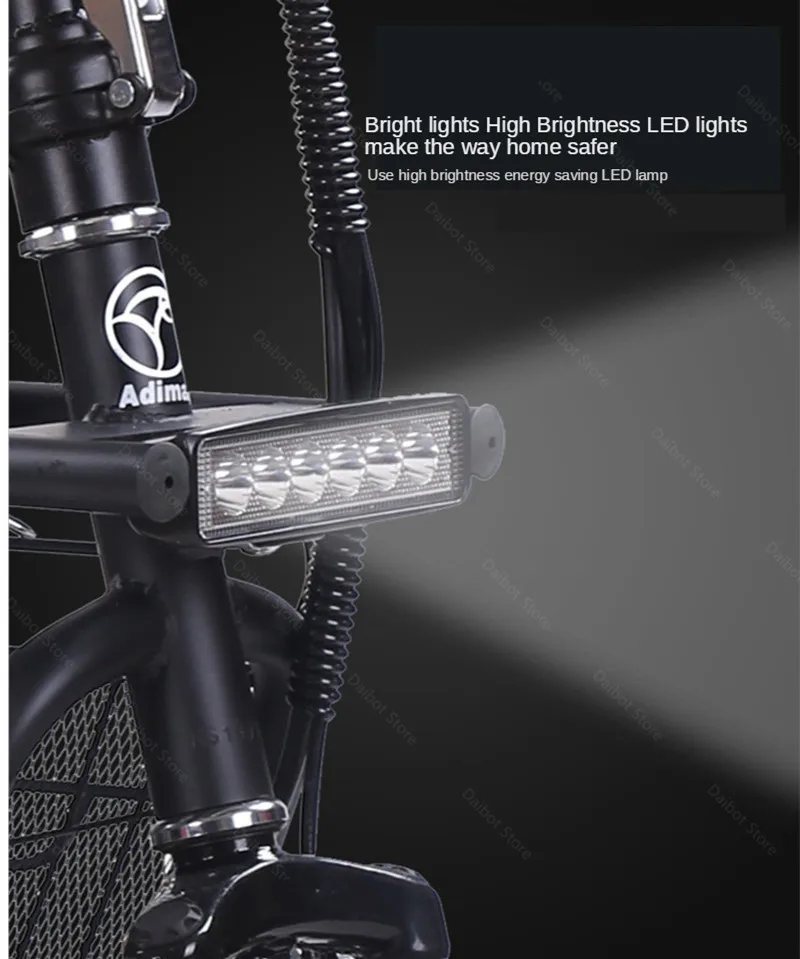 Daibot Electric Bike Bicycle Parent-child Two Wheels Electric Bicycles 48V 80KM Smart Portable Electric Scooter With Three Seats