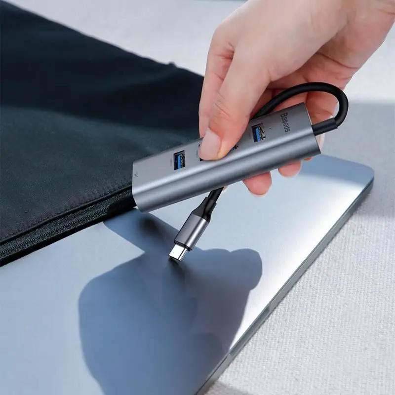 Usb-хаб Baseus type C к USB 3,0 4K HDMI адаптер конвертер USB C концентратор HDMI адаптер для MacBook huawei mate 20