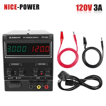

NICE POWER NEW 120V 3A adjustable laboratory power supply lab dc current stabilizer switched source 110v 220v shipping from EU