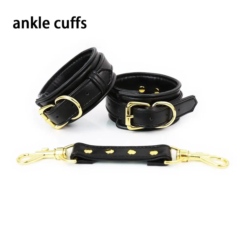 black ankle cuffs
