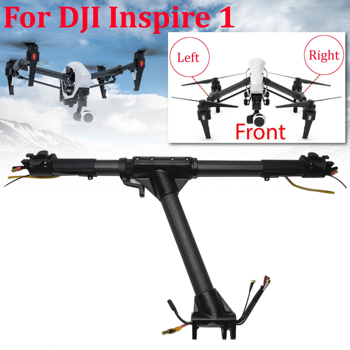 

For DJI INSPIRE 1 Part Left/Right Arm Assembly Replacement Repair Parts for DJI Inspire 1 V1.0 V2.0 PRO