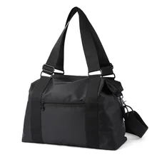 Большая водонепроницаемая сумка для путешествий от Ougger, мужские сумки-мессенджеры на плечо, черные повседневные Простые сумки для фитнеса, для улицы