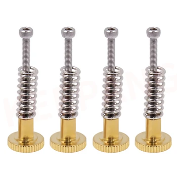 

4 Kits Parts Leveling Spring Component Set Safe 3D Printer Accessories Eco Friendly Screw Knob Platform Portable Durable Hot Bed