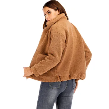 

New thickened Plush coat for European and American foreign trade in 2019 winter