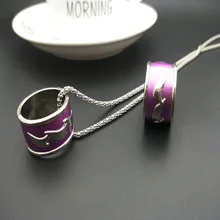 Оригинальное кольцо с аниме Mo Dao Zu Shi, ожерелье из цинкового сплава Cheng, кольцо на палец с фигуркой, украшение, ювелирное изделие, подвеска, брелок, детские игрушки, подарки