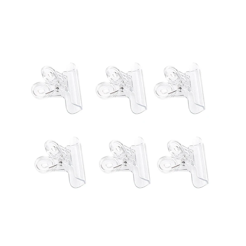 

6Pcs/Set Rusian C Curve Nail Pinching Clips Multi Function Tool Acrylic Nails Pinchers Transparent