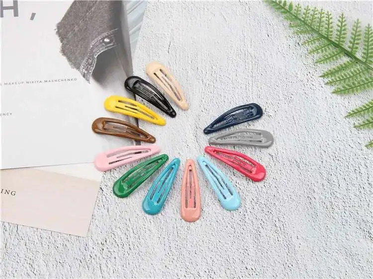 Японские корейские аксессуары для волос онлайн знаменитостей стильные заколки повязка на голову макароны, конфеты цвета боковая заколка