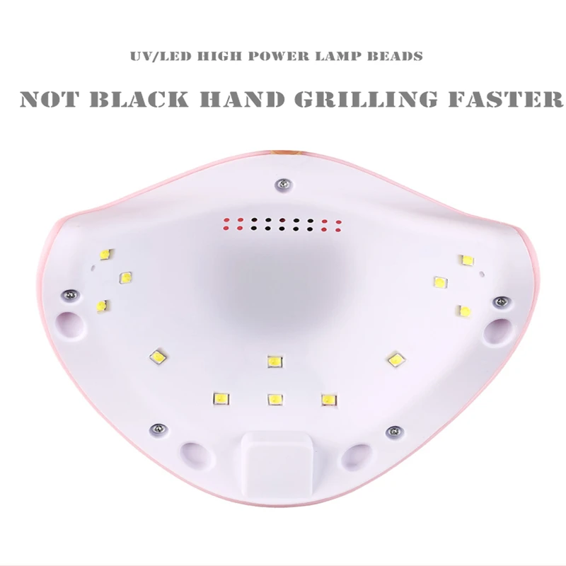 Billig Nagel LED UV Lampe Für Maniküre LCD Display Induktion Trocknen Alle Gele Nagellack Nail art Werkzeuge 24W MINI USB Lampe