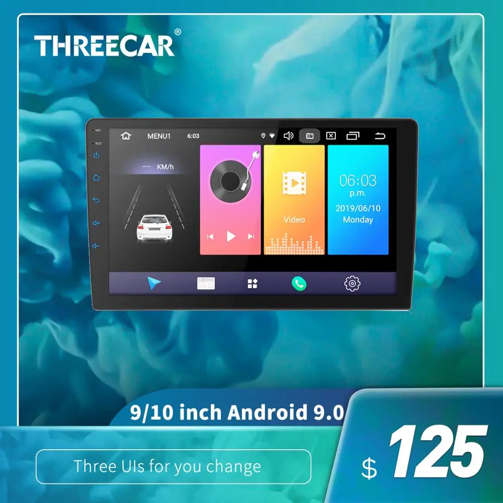 Автомагнитола 2 din Android 9 0 ОЗУ Гб ПЗУ 16 ГБ GPS навигация Bluetooth для Nissan VW Toyota Wi Fi