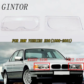 

For BMW E38 730i 735i 740i 745i 750i 1998-2001 4Doors Car Headlight Glass Lens Cover Replacement Right Left Headlamp Clear Shell