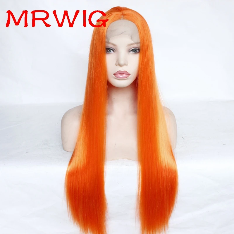 MRWIG длинные волосы черные корни два тона Омбре красные натуральные шелковистые