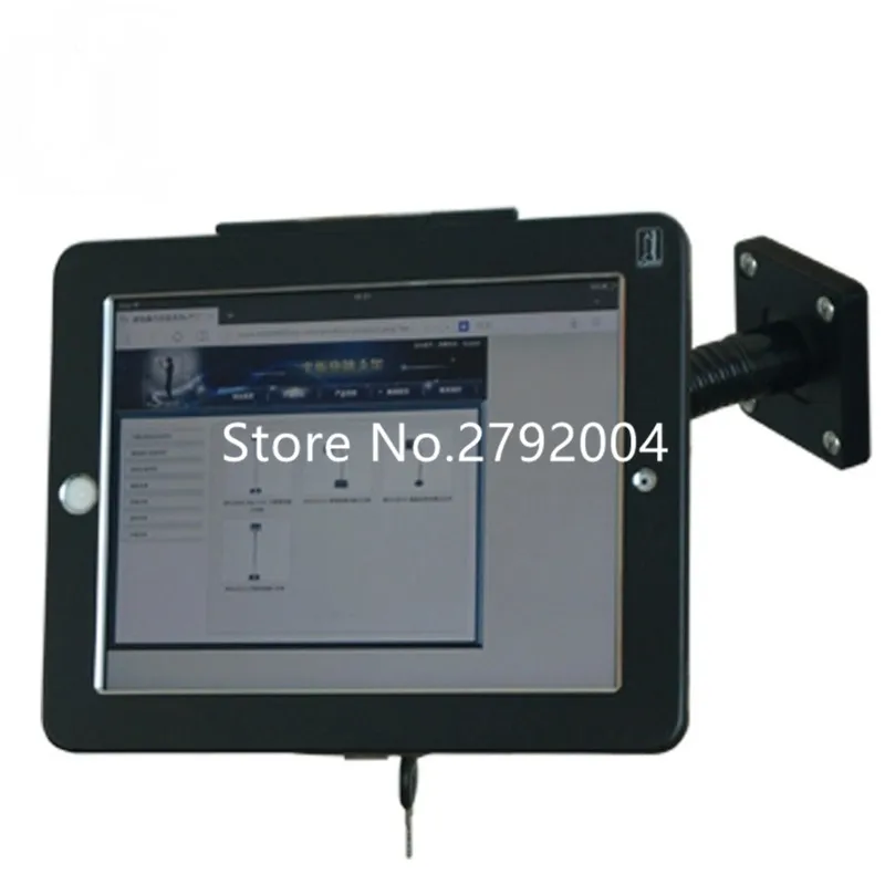 Ganso para Suporte de Metal para Tablet Ipad Fixação com Parafuso na Mesa ou na Parede Suporte para Montagem em Tablets 9.7 para Mesa Display Comercial Pescoço de - Imagem 3