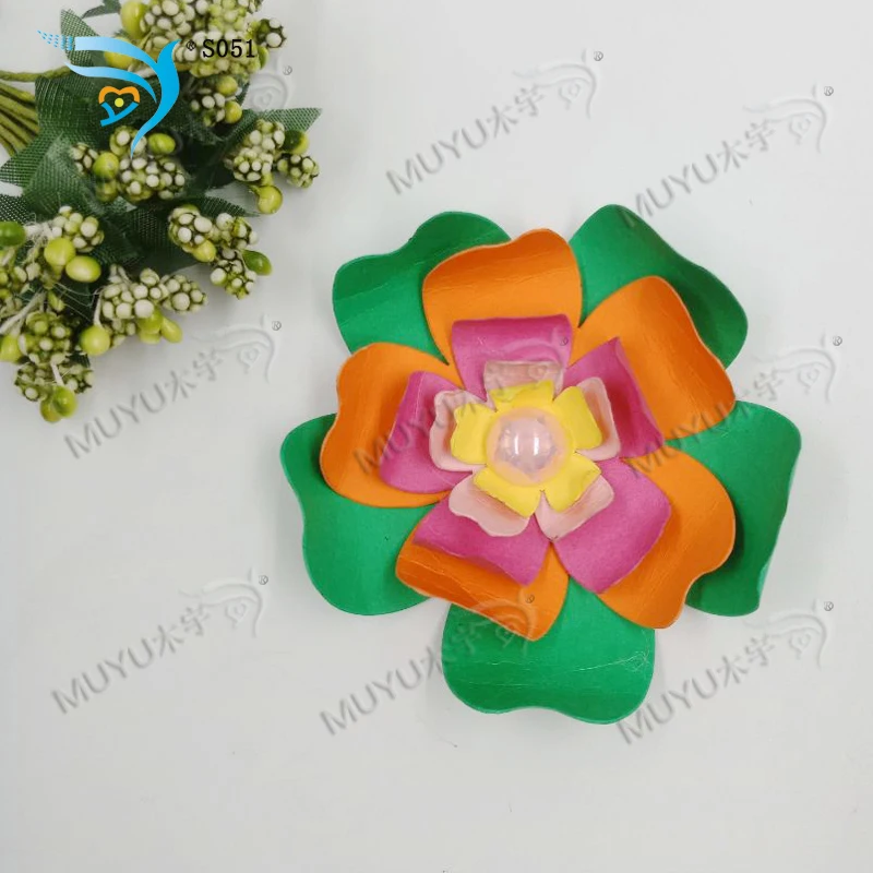 Flower-S051 DIY новая деревянная форма режущие штампы для скрапбукинга Толщина/15,8 мм