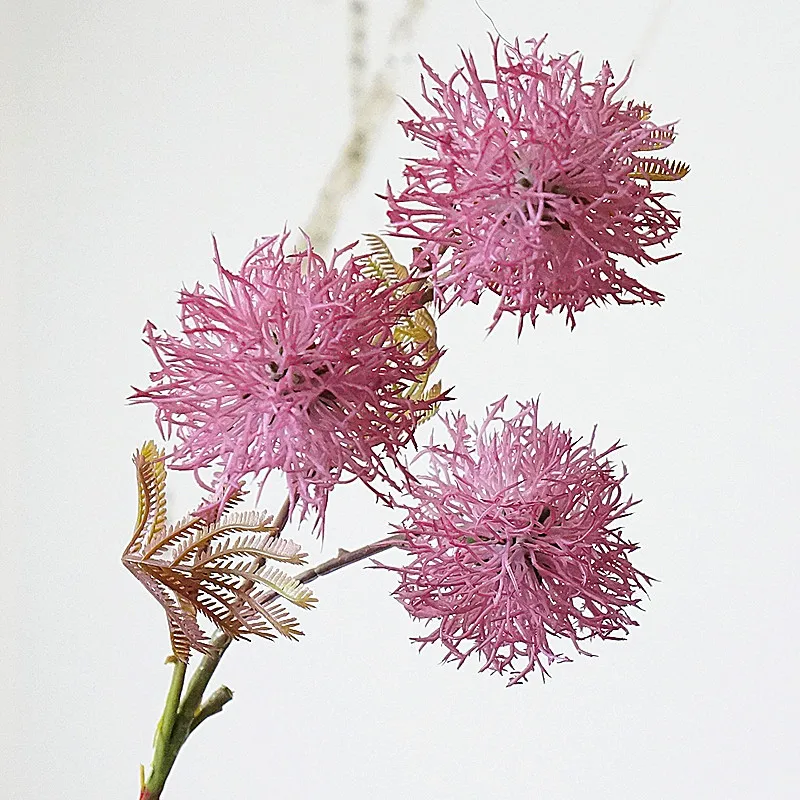 Искусственный цветок одуванчика сельдерей мяч пластиковые цветы с ...